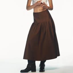 Spring New Arrival Women's High Waist Pleated Midi Skirt Ethnic Stage Costume 18-25 Years Old Customers 2026 Spring Collection