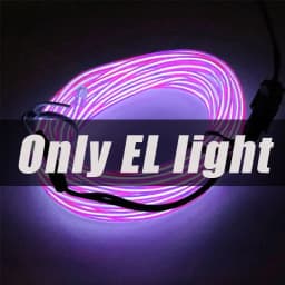EL Wire 5/4/3/2/1Color 1M Illuminated Lights with Neon Lights DIY Combination Multicolor Lights AA Batteries USB Prom LED Strips
