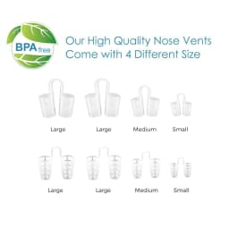 8PCS Anti-Snore Nasal Dilators Set Anti Snoring Solution Devices Stop Snoring Sleep Aid to Ease Nighttime Breathing for Men Wome
