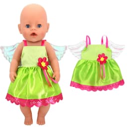 43cm Baby Doll Clothes Animal Romper 17 inch Dolls Clothes Children Xmas Gift Toys Wears