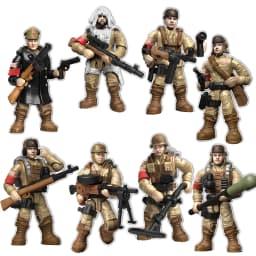 World War Army Military Soldiers Special Forces Model Assemble Building Blocks Bricks Detailed Education Model DIY Birthday Toys