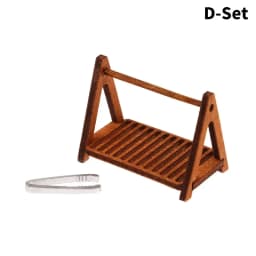 1Set 1:12 Dollhouse Miniature Wooden Bread Rack Cake Shelf Storage Box/Basket With Baking Clip DollHouse Scene Decor Accessories