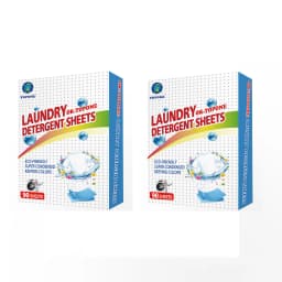 90 pcs Washer Sheets Detergent Laundry Sheets Eco-Friendly Laundry Soap No Waste Laundry Detergent Stain Remover Liquid