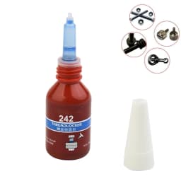 10ml Threadlocker 242 Medium Strength Threadlocker Blue Locktite Anaerobic Threadlocker Adhesive Caulk Adhesives Sealer Hardware