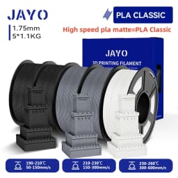 JAYO 3D PETG/ High Speed Matte PETG / PLA Classic Printer Filament 1.75mm 3D Printer Filament 5.5KG Neatly Wound PETG for 3D