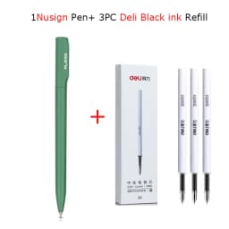 Nusign Gel Pen Neutral Pens Pучка Caneta Rotary Switch Smooth 0.5MM Black Ink Writing for Office School Cute Stationery