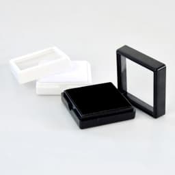 Wholesale Gemstone Storage Display Box Loose Diamond Jewelry Organizer Case Pendant Holder Acrylic Glass Top Gem Jars 100Pcs/Lot