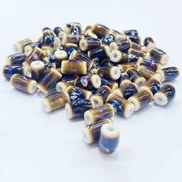 10*5MM Tube Shape Long Cylinder Ceramic Porcelain Spacer Beads For Jewelry Making DIY Column Accessory