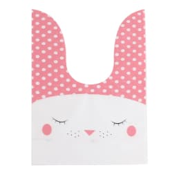 25pcs Animals Rabbit Ear Bags Birthday Party Candy Gift Jewelry Bags Baking Packaging for Biscuit Kids Cookie Plastic Pouches