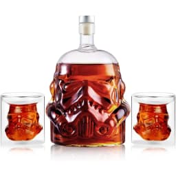 650ml Creative Storm Trooper Decanter White Soldier Glass Jug Liquor Bottle Whiskey Wine Brandy Scotch Bourbon Vodka Decanter