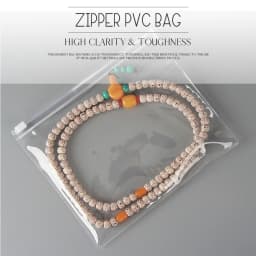 10/20PCS Transparent Plastic Pouches PVC Zipper Bag For Jewelry Bracelet Necklace Earrings Gift Storage Small Business Packages