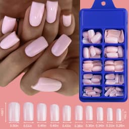 100Pcs Black Almond False Nails Acrylic Press On Nail Reusable French Full Cover Stiletto Fake Nails Tips Extension For Women