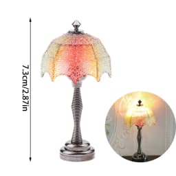 1PCS 1/6 1/12 Scale Dollhouse Lights Miniature LED Wall Sconce Lamp Battery Operated With ON/OFF Switch Lighting Accessories
