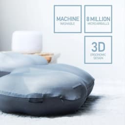 3D Cloud Pillow Ergonomic Memory Foam Pillows Stable Support for Cervical Neck, Deep Sleep & Cooling Breathable Pillowcase