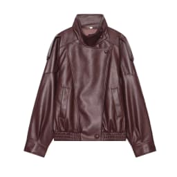 TFMLN Chic Black Faux Leather Jackets Women Long Sleeve Buttons Elastic Oversized Coats Fashion 2025 Autumn Winter Streetwear