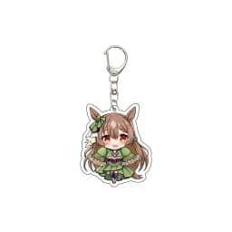 55MM Anime Pretty Derby Keychain Oguri Cap Special Week Silence Suzuka Tokai Teio Key Chain Acrylic Model Plate Christmas Gifts