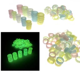 13mm Luminous ring Rod rod anti-skid ring slingshot handle silicone ring stop rod ring rubber anti-skid ring O-ring fishing rod