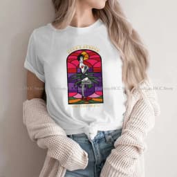 The Rocky Horror Picture Show Polyester TShirt for Women Stained Glass Soft Summer Sweatshirts T Shirt High Quality