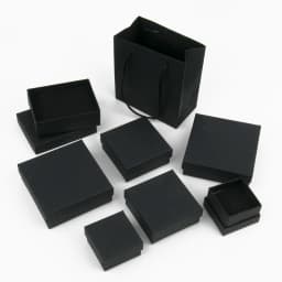 Square Jewelry Display Gifts Box Black Organizer Engagement for Ring Earring Brooch Necklace Bracelet Packaging Boxes