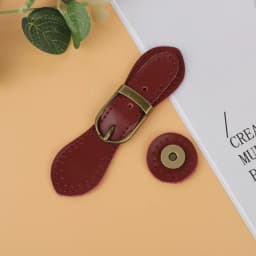 Genuine Leather Bags Clasp Metal Snap Handmade Wallet Clasp Card Pack Hasp Clasp Buckle Wallet Handbag Button Accessories