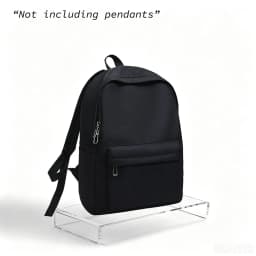 Backpack, Backpack, Large Capacity Korean Version, Instagram Style, Simple and Versatile, Solid Color, Trendy Backpack