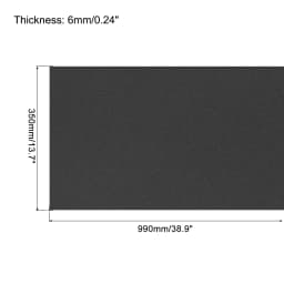 Uxcell 1pcs EVA Foam Sheets Thickness 1/2/4/5/6/8mm Craft Foam Paper Roll Black Foam Sheet DIY Projects Handmade Model Making