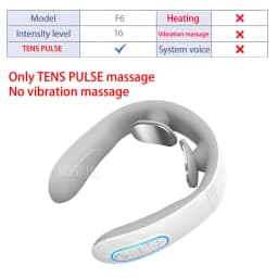 Smart Back Neck Massager TENS Pulse Shoulder Neck Massage Cervical Heating Relieve Pain Muscle Body Care