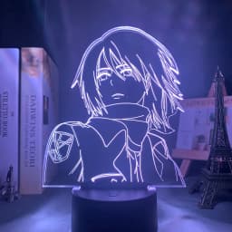 Anime Light Attack on Titan 4 Eren Yeager Figure for Bedroom Decor Night Light Kids Birthday Gift Shingeki No Kyojin 3d Lamp AOT