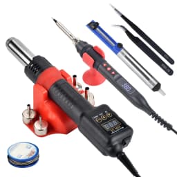 JCD 8208 Micro Hot Air Gun 750W Welding Rework Station LCD Digital Display Soldering Heat Gun Hair Dryer BGA IC Solder Tools