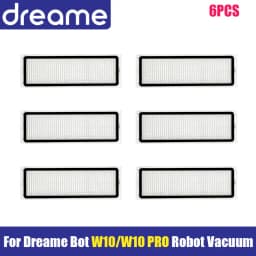 For Dreame Bot W10 W10Pro Vacuum Cleaner Accessories, Main Side Brush, HEPA Filter, Mop Cloth Spare Parts