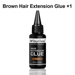 V Light Hair Extensions Set with UV Glue Hair Extension Kit Technology and Tools for Easy Application and Salon Quality Results