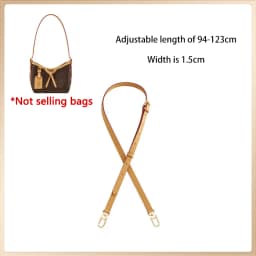 Adjustable Vachetta Leather Replacement Shoulder Strap For Carryall Nano Bag Crossbody Bag Strap Accessories