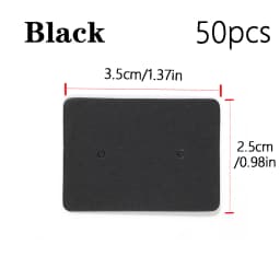 50 pcs Earring Display Cards Earring Packaging Cards