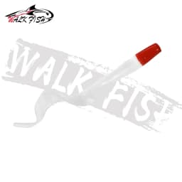 WALK FISH 10Pcs Spinpoler 60MM 80MM Lifelike Fish Lure Bait Worms Artificial Silicone Soft Lure Bass Pike Fish Lure Wobbler
