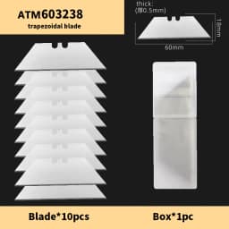 Utility Hook Blades Steel Razor Blades Safety Horn Knife Blades for Cutting Carpets,Wallpaper Tools 10/20/30/50pcs