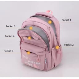 kids school bag cute pink school backpack for girls children kawaii bookbag primary middle students gift large capacity backpack