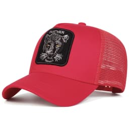 Unisex PANTHER Embroidery Baseball Net Caps Spring and Summer Outdoor Adjustable Casual Hats Sunscreen Hat Sports Cap