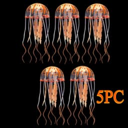 Artificial Swim Glowing Effect Jellyfish Aquarium Decoration Fish Tank Underwater Luminous Ornament