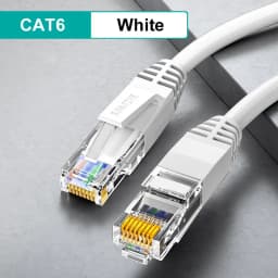 Samzhe Ethernet Cable Cat6 Gigabit High Speed 1000Mbps Internet Cable RJ45 Shielded Network LAN Cord for PC PS5 PS4 PS3 Xbox