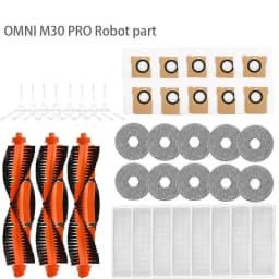 Accessories For Xiaomi Mijia M30 Pro C107 Replacement Roller main Side Brush Hepa Filter Mop Cloth Dust Bag Spare Parts