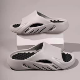 Men's Massage Slides Ultra Soft Cloud Slippers Thick Sole Non-slip Indoor Outdoor Sandals Casual Beach Flip Flops Big Size 48 49