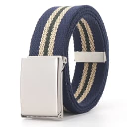 3.8X120cm Simple Design Stripe Rainbow Style Male and Female Students Youth Casual Canvas Jeans Women Belt Clothing Accessories