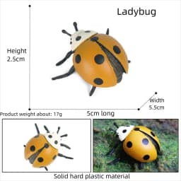 Oenux Realistic Bee Wasp Hornet Figurine Simulation Insect Model Prank Educational Cognitive Statue for Desk Display Collection