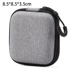 1Pcs Mini EVA Storage Bag Pouch Carrying Bag Zipper Earphone Case For Airpod Earphone/Phone/Charging Cable Digital Accessories