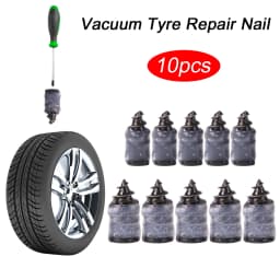 10-100PCS Universal Car Motorcycle Scooter Vacuum Tyre Repair Set Rubber Tubeless Tire Repair Kit Glue Free Repair Tire Nails