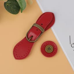 Genuine Leather Bags Clasp Metal Snap Handmade Wallet Clasp Card Pack Hasp Clasp Buckle Wallet Handbag Button Accessories