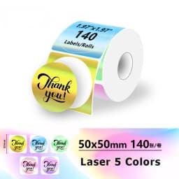 1Roll 40x20mm Compatible M110 M120 M220 M200 Self-Adhesive Laser Thermal Paper for Munbyn/Nelko PM220 E210 P50