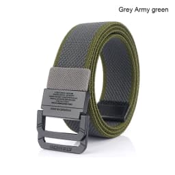 Canvas Belt For Men Simple Alloy Button Nylon Mens Tactical Belt Outdoor Hunting Multifunctional Casual Military Belt 3.8cm Wide