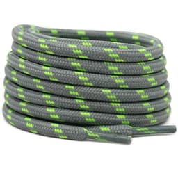 2 Pairs Heavy Duty Work Boots Shoelaces 4.5mm Diameter Round German Training Hiking Shoe Laces for Men And Women