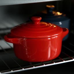 JUSTINLAU Ceramic Double Ear Bowl Mini Ceramic Glazed Baking Bowl Breskfast Steamed Egg Pudding Bowl Soup Bowls Microwave Oven